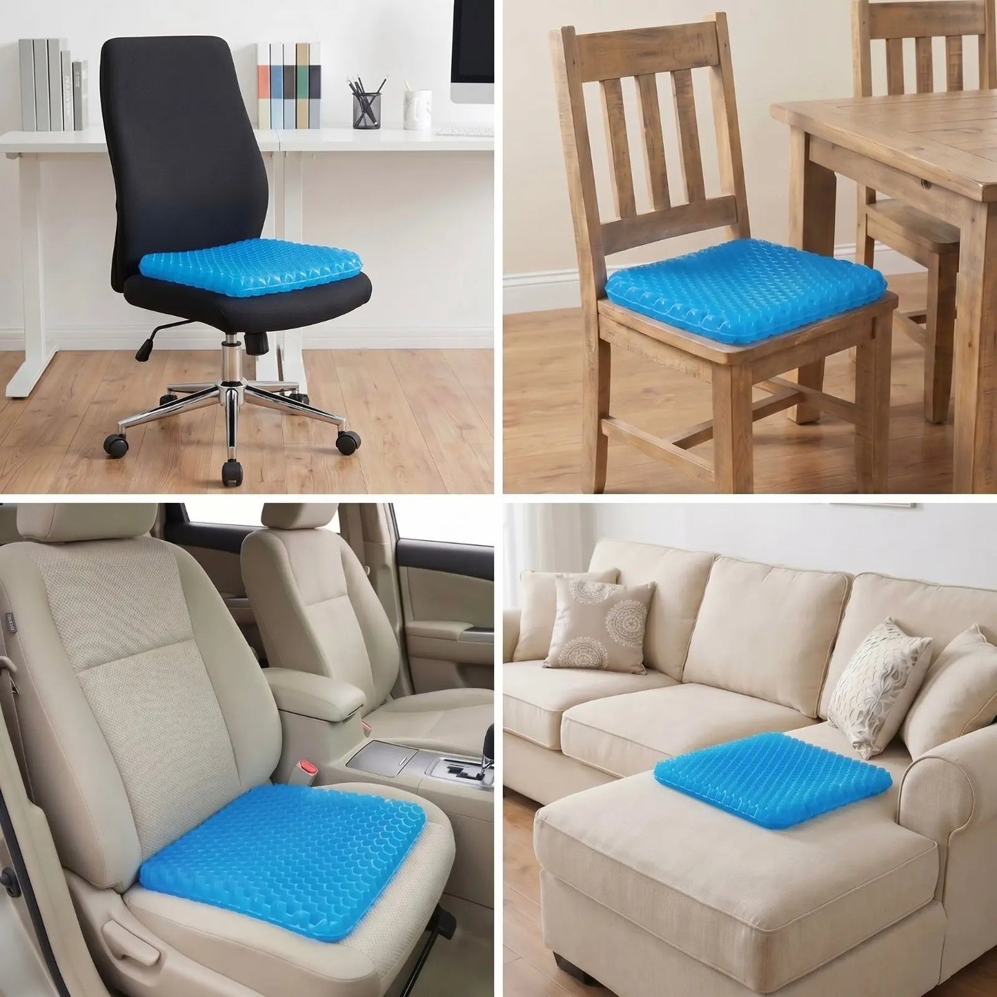Cuscino in gel Maluxio — Comfort prolungato per le lunghe sedute