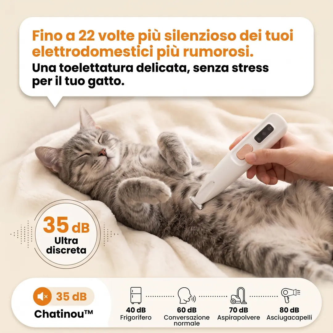MALUXIO - Tosatrice di precisione per gatti