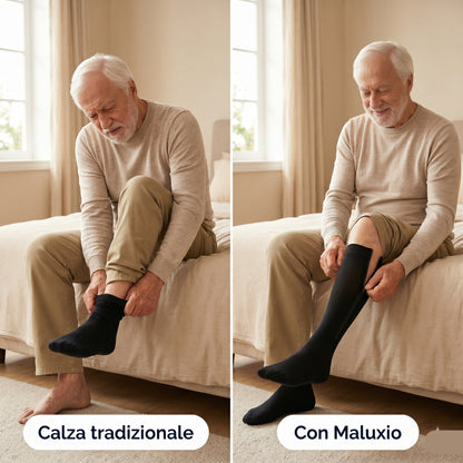 Calze a compressione con cerniera