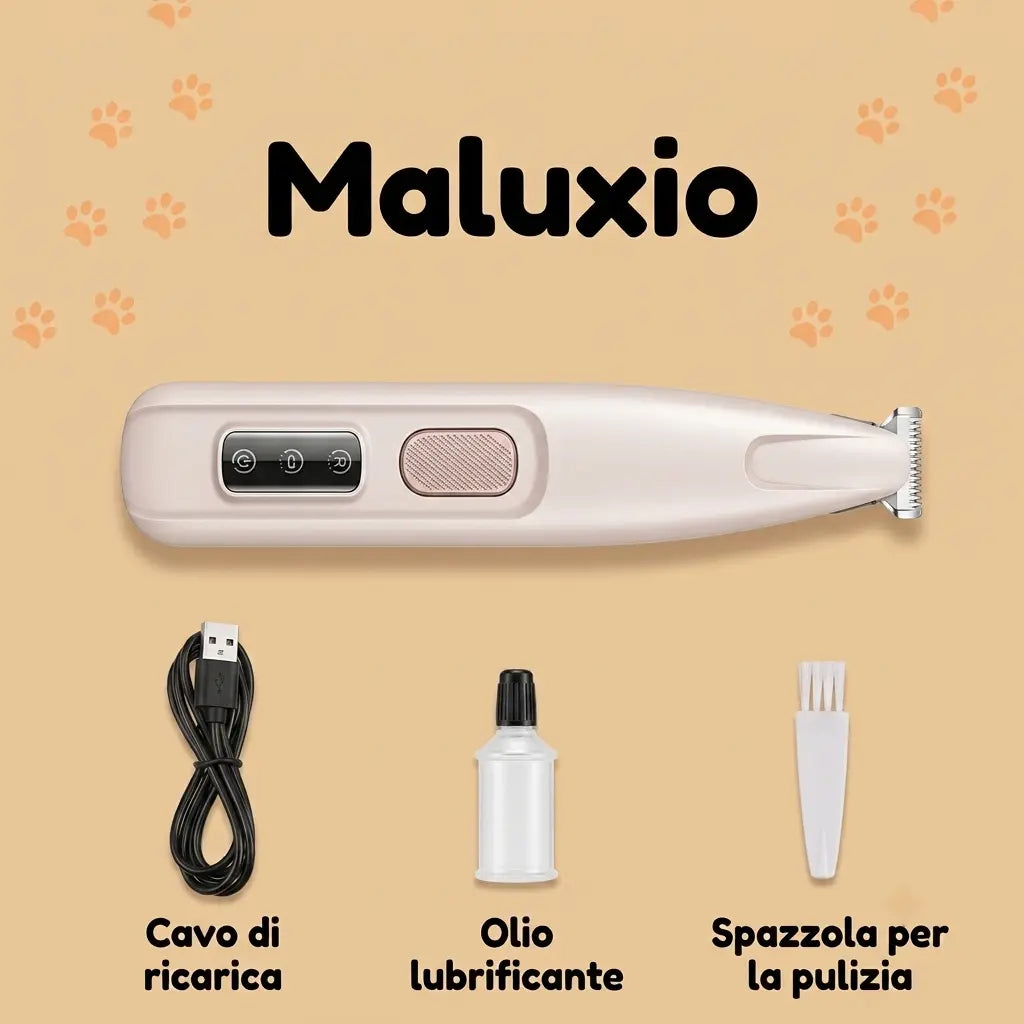 MALUXIO - Tosatrice di precisione per gatti